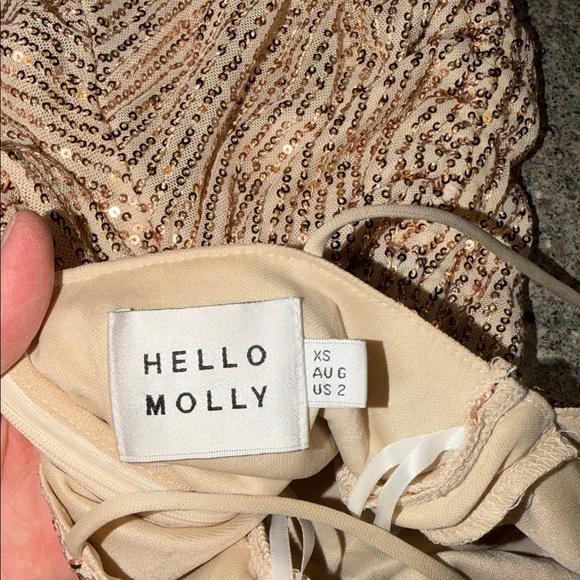 Hello molly sequin cinch dress - Picture 3 of 3